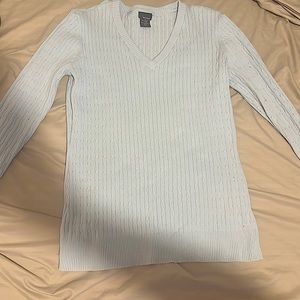Baby blue medium v neck sweater (very cheap and good quality)
